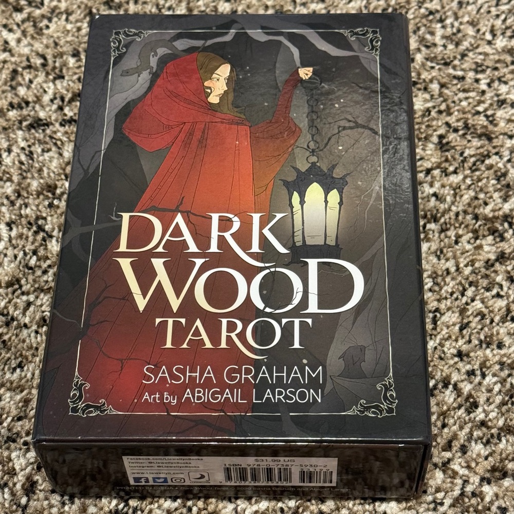 Dark Wood Tarot- Box & Cards only MISSING GUIDEBOOK